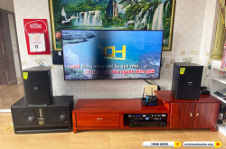 Lắp đặt dàn karaoke trị giá khoảng 50 triệu cho anh Khiêm tại Thái Bình (Domus DP6100 Max, VM830A, KX180A, BJ-W66 Plus, JBL VM200) 
