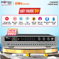 Cục đẩy liền vang BKSound DP3600 New (2 kênh, 600W/CH, Class D, Bluetooth, HDMI)