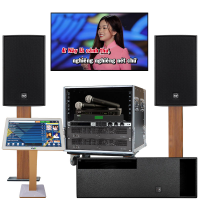 Dàn karaoke cao cấp RCF Acustica 27 (RCF C 5215 96, RCF IPS 5.0K, RCF IPS 2.5K, S8015LP, JBL KX180A, BLX288A/SM58)