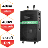 Loa Di Động Paramax HG-365 (Bass 40cm, 100W, Kèm 2 micro)