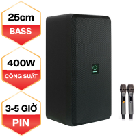 Loa kéo Dalton TS-10G300X (Bass 25cm, 400W, Kèm 2 micro)