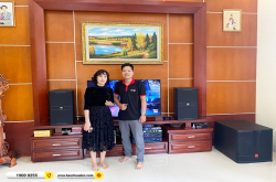 Lắp đặt dàn karaoke trị giá hơn 130 triệu cho chị Nga tại Quảng Ninh (JBL KP4012 G2, Crown T10, Xli3500, KX180A, CV18S, VM300, BKSound M8) 