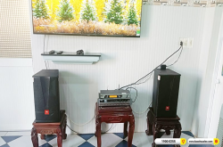 Lắp đặt dàn karaoke trị giá hơn 30 triệu cho anh Phố tại Đồng Nai (JBL CV1070, BKSound DP3600 New, UGX12 Gold) 
