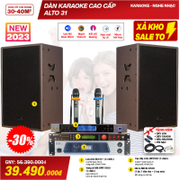 Dàn karaoke cao cấp Alto 31 (Alto BLS 12+, Alto MP 2500, BIK BPR-5600, BIK BJ-U500)