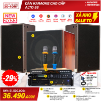 Dàn karaoke cao cấp Alto 38 (Alto BLS12+, VM620A, X5 Plus, SW512, U900 Plus X)