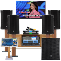 Dàn karaoke cao cấp RCF 19 (RCF CMAX 4112,MC2 Audio E475, RCF IPS 5.0K, AAP K9900 II,  RCF S8018II, BMB WB-5000)