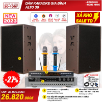 Dàn karaoke gia đình Alto 39 (Alto BLS12+, BKSound DP3600 New, BCE U900 Plus X)