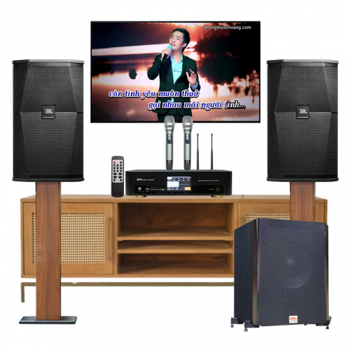 Dàn karaoke JBL cao cấp 33 (JBL XS12, BK Sound DKA8500,  BK Sound SW612)