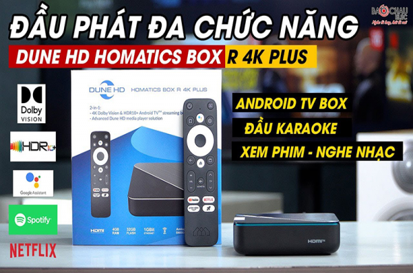 Đầu Dune HD Homatics Box R 4K Plus, Karaoke Xem Phim 4K giá rẻ dưới 5 triệu
