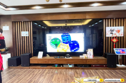Lắp đặt dàn karaoke trị giá hơn 130 triệu cho anh Thuấn tại Hà Nội (RCF CMAX 4112, IPS3700, K9900II Luxury, A120P, VM300, 4K Plus 6TB, Màn 22inch,…)