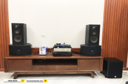 Lắp đặt dàn karaoke trị giá hơn 20 triệu cho anh Hưởng tại Nam Định (Denon DP-C10, VM420A, DSP-9000 Plus, SW612, U900 Plus X) 
