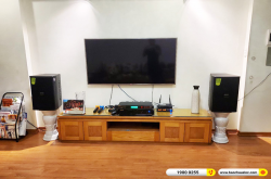 Lắp đặt dàn karaoke trị giá hơn 20 triệu cho cô Thủy tại Hà Nội (Domus DP6100 Max, VM420A, BPR-5600, BJ-U100) 