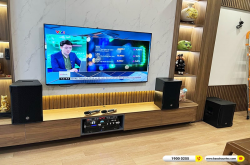 Lắp đặt dàn karaoke trị giá khoảng 115 triệu cho anh Tính tại Hà Nội (RCF CMAX 4110, IPS 2700, KX180A, 702ASII, BBS S290D)