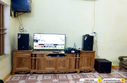 Lắp đặt dàn karaoke trị giá khoảng 40 triệu cho anh Tuấn tại Hà Nam (JBL MTS10, BKSound DKA 6500, JBL A120P)