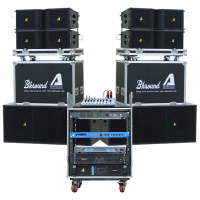 Dàn âm thanh Line Array Passive Actpro 01(4 full Array bass đôi 25 + 2 sub hơi Bass đôi 50 + 2 đẩy + Cros + Mixer...)