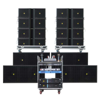 Dàn âm thanh Line Array Passive Actpro 03 (8 full Array bass đôi 30 + 4 sub hơi Bass đôi 50 + 2 đẩy + Cros + Mixer...)