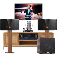 Dàn karaoke JBL cao cấp 35 (JBL CV1652T, BJ-A88, BKSound SW312, BJ-U100) 