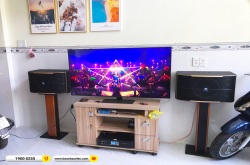 Lắp đặt dàn karaoke trị giá gần 30 triệu cho chị Hảo tại TPHCM (JBL Pasion 12, BKSound DKA 8500) 