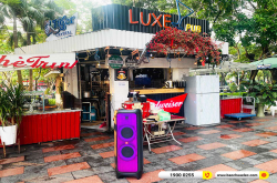 Lắp đặt loa bluetooth JBL Partybox 1000 đỉnh cao cho quán Luxe pub 