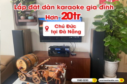 Lắp đặt dàn karaoke trị giá hơn 20 triệu cho chú Đức tại Đà Nẵng (Paramax D88 Limited, BIK BJ-A88, BIK BJ-U500)