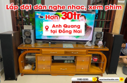 Lắp đặt dàn nghe nhạc, xem phim trị giá hơn 30 triệu cho anh Quang tại Đồng Nai (Klipsch RP-6000R II, Cambridge Audio AXR100) 
