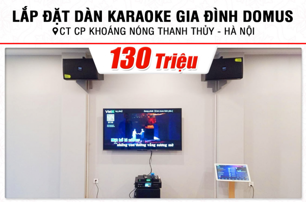 Lắp đặt dàn âm thanh hơn 130tr cho Cty cổ phần khoáng nóng Thanh Thủy tại Hà Nội (DP6120 Max, DKA 8500, SW512B, 4K Plus 4TB,…)  