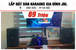 Lắp bịa dàn karaoke JBL 89tr mang lại Đức bên trên Thành Phố Hà Nội (JBL KP6010, Xli2500, KX180A, JBL A120P, WB-5000, BKSound M8) 