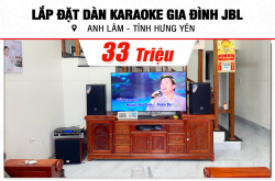 Lắp đặt dàn karaoke trị giá 33tr cho anh Lâm tại Hưng Yên (JBL MTS10, BKSound DP3600 New, SW512C, U900 Plus X) 