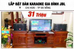 Lắp đặt dàn karaoke trị giá hơn 30tr cho chị Hoài tại Đà Nẵng (JBL CV1252T, VM620A, BPR-5600, BIK BJ-U100)