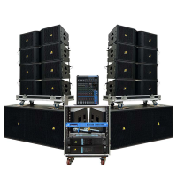 Dàn âm thanh Line Array Passive Actpro 02 (8 full Array bass đôi 25 KR210N + 2 sub hơi Bass đôi 50 + 2 đẩy + Cros + Mixe