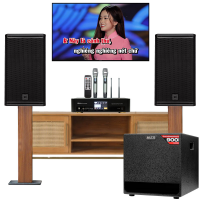 Dàn karaoke cao cấp RCF X-Max 07 (RCF X-MAX 10, BKSound DKA 6500, Alto TX212S)