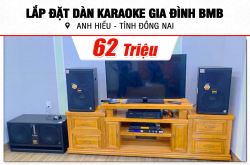 Lắp đặt dàn karaoke BMB 62tr cho anh Hiếu tại Đồng Nai (BMB 1212SE, VM830A, KX180A, BJ-W88 Plus, UGX12 Plus) 