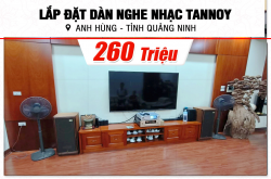 Lắp bịa đặt dàn nghe nhạc Hi-end 260tr mang đến anh Hùng bên trên Quảng Ninh (Tannoy Stirling GR, Accuphase E380, Cocktail Audio X45, 4TB S300)