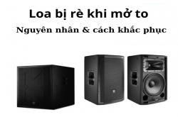 Loa bị rè khi mở to - Nguyên nhân và cách khắc phục chi tiết