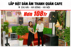 Lắp đặt dàn âm thanh quán Bibo Cafe tại Hà Nội (BMB 1212SE, VM840A, VM820A, KX180A, SXSub18+, BBS S290D)