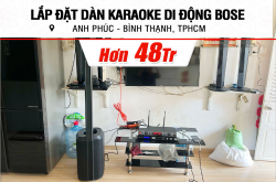 Lắp đặt điều dàn karaoke địa hình Bose rộng lớn 48tr cho tới anh Phúc ở Thành Phố Hồ Chí Minh (Bose L1 Pro8, JBL KX180A, BBS-S290D)