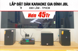 Lắp bịa dàn karaoke JBL rộng lớn 45tr cho anh Lâm ở Thành Phố Hồ Chí Minh (JBL XS10, BIK CA-J602, BIK BPR-5600, BKSound SW512-B, BIK BJ-U500)