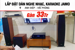 Lắp đặt dàn nghe nhạc, karaoke Jamo gần 33tr cho anh Điệp ở Hải Phòng (Jamo C97II, BIK BJ-A88, BCE U900 Plus (Version 2), C910)