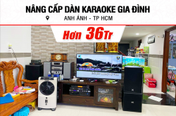 Nâng cấp dàn karaoke hơn 36tr cho anh Ánh ở TPHCM (BIK VM 840A, KX180A, BCE UGX12, BIK BJ-W35, AAP P8)