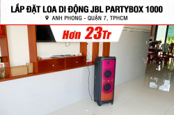 Bàn giao Loa JBL Partybox 1000 và Micro BKSound A3 Pro New hơn 23tr cho anh Phong ở TPHCM