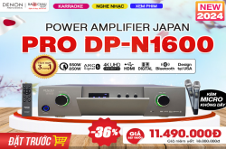 Đặt hàng trước Power Amplifier Denon Pro DP-N1600 - Siêu phẩm All in one đến từ Japan giảm tới 36% 