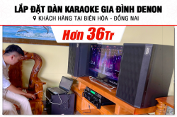 Lắp bịa dàn karaoke Denon rộng lớn 36tr mang lại quý khách bên trên Đồng Nai (Denon DP-R312, VM630A, KP500, SW512C, UGX12)