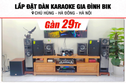Lắp đặt dàn karaoke Domus gần 29tr cho chú Hùng tại Hà Nội (Domus DP6100 Max, VM420A, KP500, SW612C, U900 Plus X)