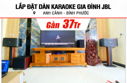 Lắp bịa dàn karaoke JBL sát 37tr mang đến anh Cảnh ở Bình Phước (JBL RM210, KX180A, JBL VM300, A120P)