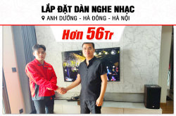 Lắp đặt dàn nghe nhạc hơn 56tr cho anh Dưỡng tại Hà Nội (Focal Arial 906, Denon PMA-900HNE, R101SW, WXC-50)