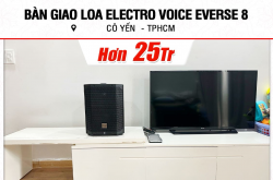 Bàn giao Loa Electro Voice Everse 8 và Micro Alpha Works D2 hơn 25tr cho cô Yến ở TPHCM