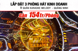Lắp bịa 3 chống sale rộng lớn 461tr mang đến quán karaoke Melody ở Quảng Ninh (BMB CSS 1212SE, VM 1020A, VM 820A, BPR-8500...)