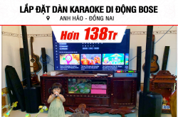 Lắp bịa dàn karaoke địa hình Bose rộng lớn 138tr cho anh Hảo ở Đồng Nai (Bose L1 Pro16, K9900 II Luxury, BCE Vip 6000)