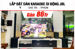 Lắp bịa đặt dàn karaoke địa hình JBL sát 86tr cho tới chú Tài ở TP HCM (JBL PRX One, JBL VX8, BIK BJ-U600)
