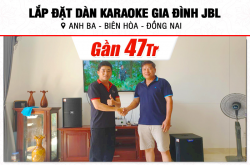 Lắp bịa dàn karaoke JBL ngay gần 47tr mang đến anh Ba bên trên Đồng Nai (JBL KP2012 G2, Denon Pro DP-N1600, Alto TS12S) 